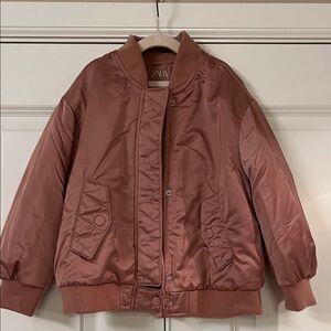 NWOT Zara little kids bomber jacket. Size 4-5